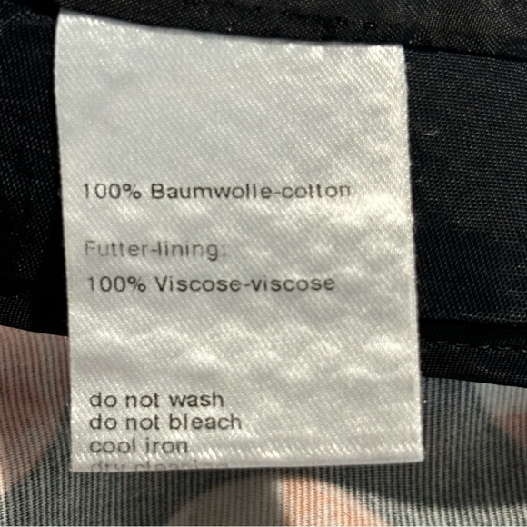 AKRIS PUNTO Sz 14 Blazer Jacket Polka Dot Pattern Partly Lined 100% Cotton - Picture 10 of 10